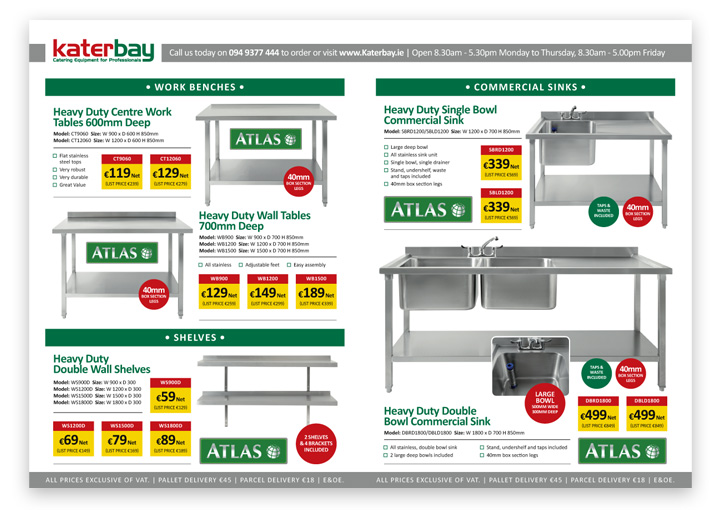 Katerbay trade offer price list design inside