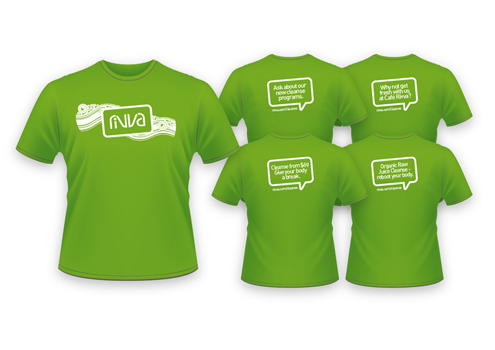 Rivva staff uniform tshirt design