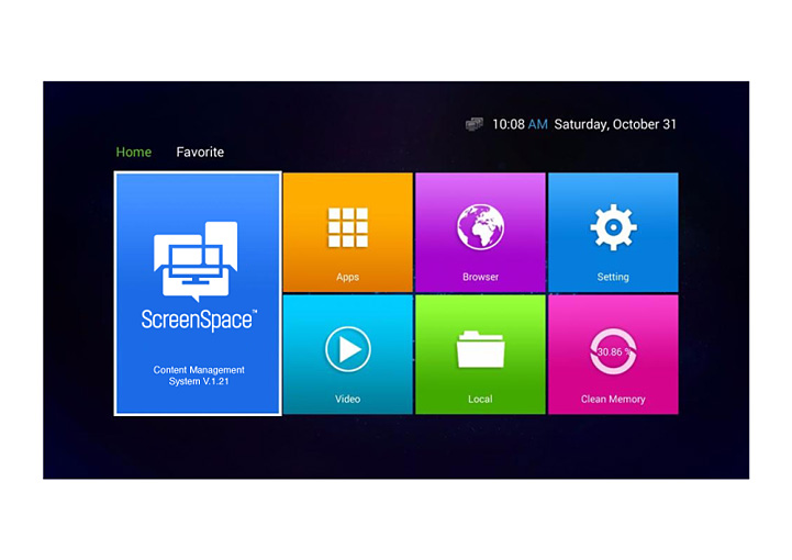 ScreenSpace launcher application