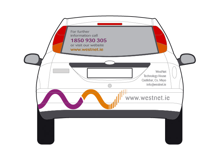 WestNet Broadband van wrap design